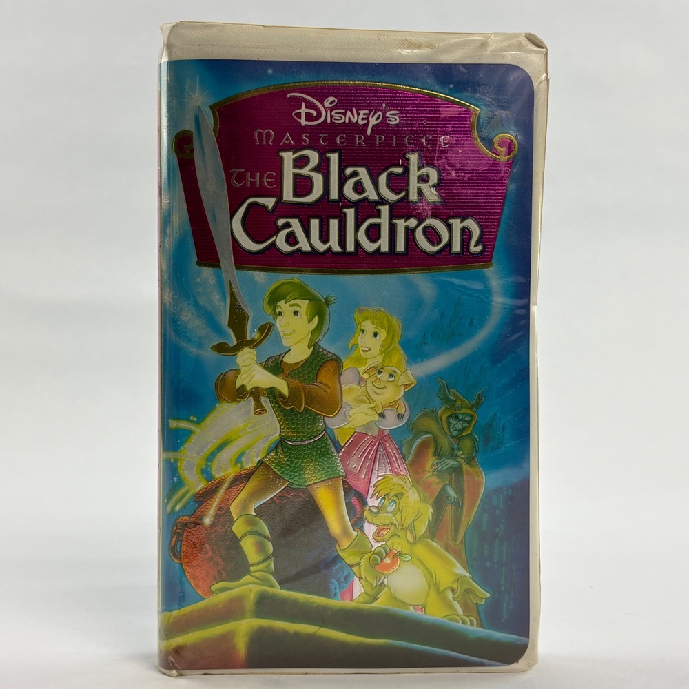 Disney Masterpiece Collection The Black Cauldron VHS 1998 Dark Fantasy Movie